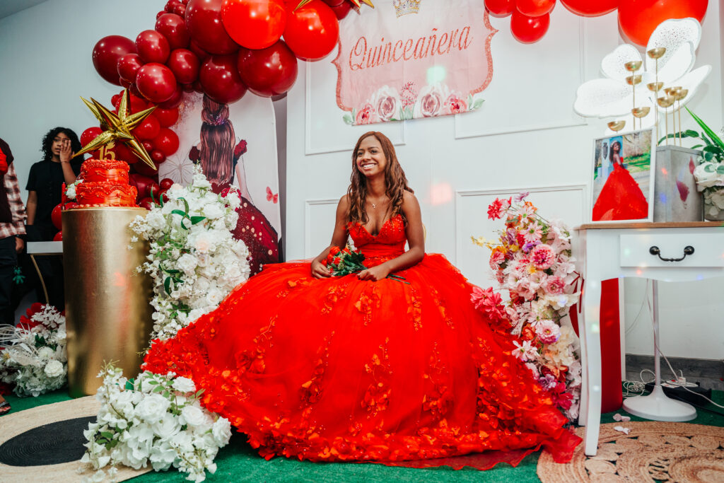 vestido rojo para fiestas