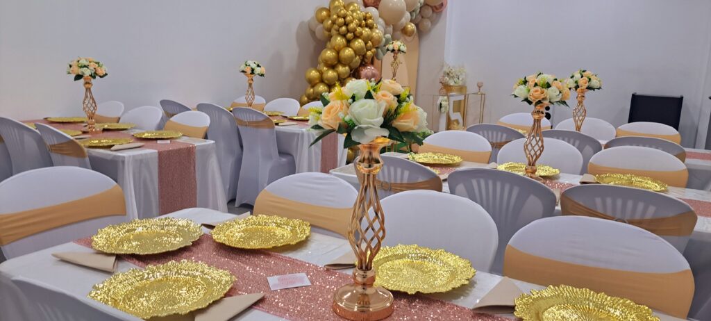 decoración de sala para fiestas quinceañeras